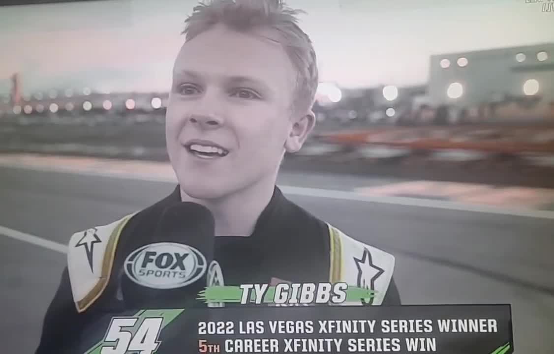 Ty Gibbs wins at Las Vegas