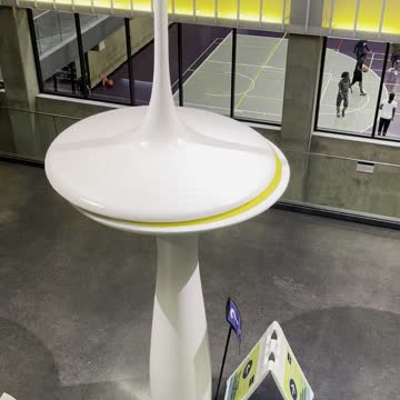 Huge beautiful moved design in Edmonton recreation centre