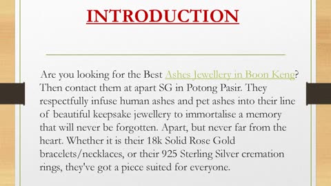 Best Ashes Jewellery in Boon Keng