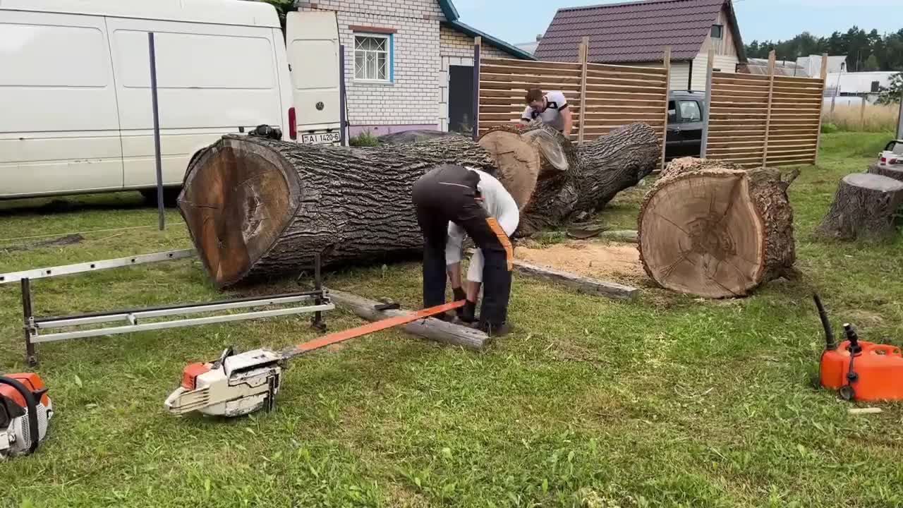 The king of the sawmill in Alaska
