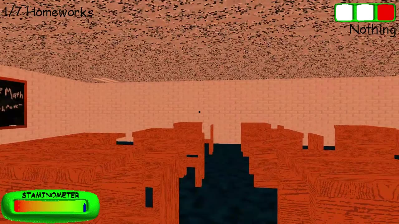 Baldi is stuck