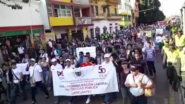 manifestaciones en Centro