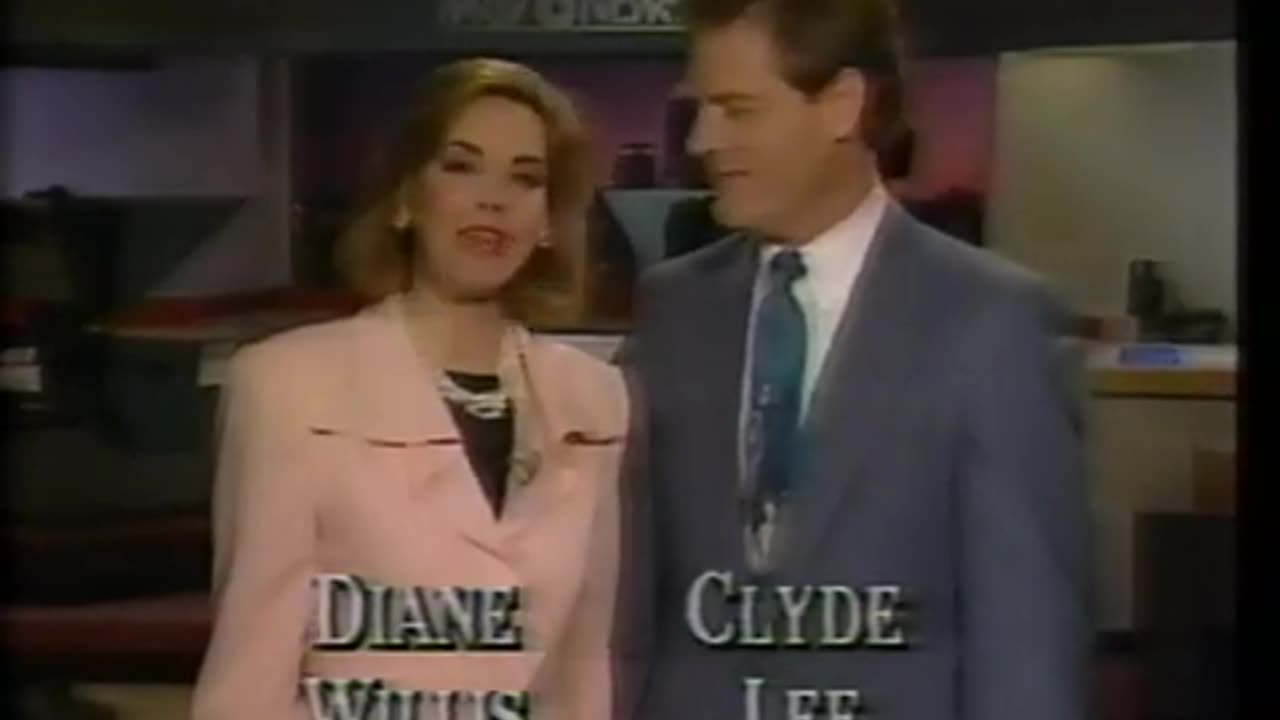 June 30, 1991 - Clyde Lee and Diane Willis for 6 News at 10