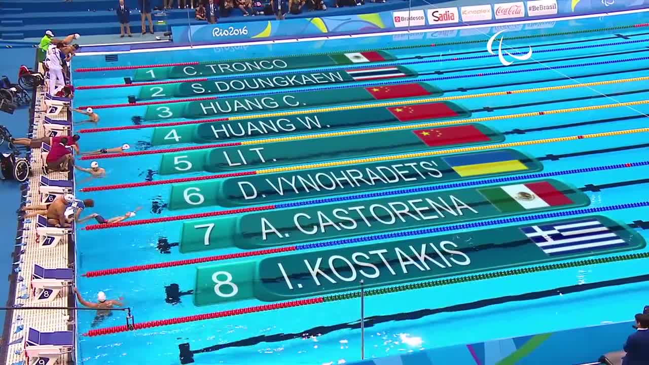 Swimming | Men's 50m Breaststroke SB2 final | Rio 2016 Paralympic Games