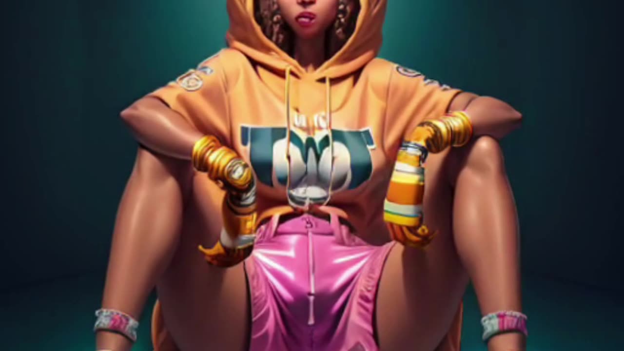 Female sexy hip hop Ai fashion