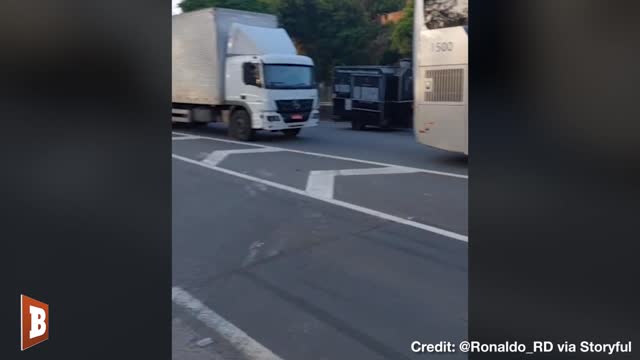 BRAZIL BLOCKADE — Pro-Bolsonaro Truckers Block Highways Across Country