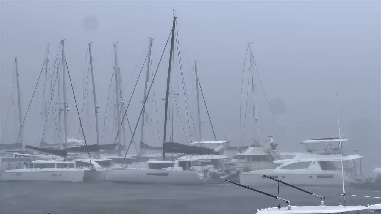 Ian batters historic war ship docked in South Carolina waters