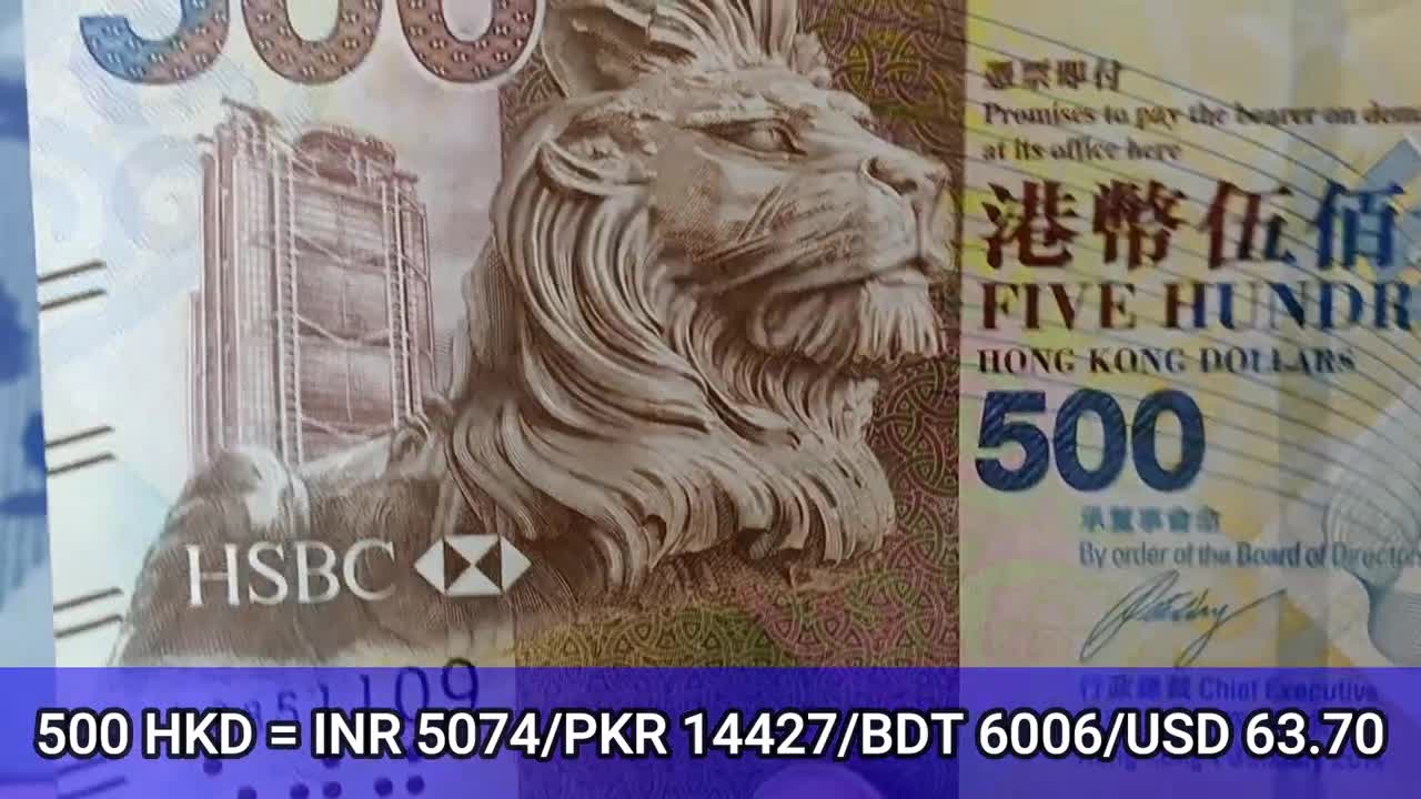 Hong Kong Currency - The Dollar - Currency Universe Shorts