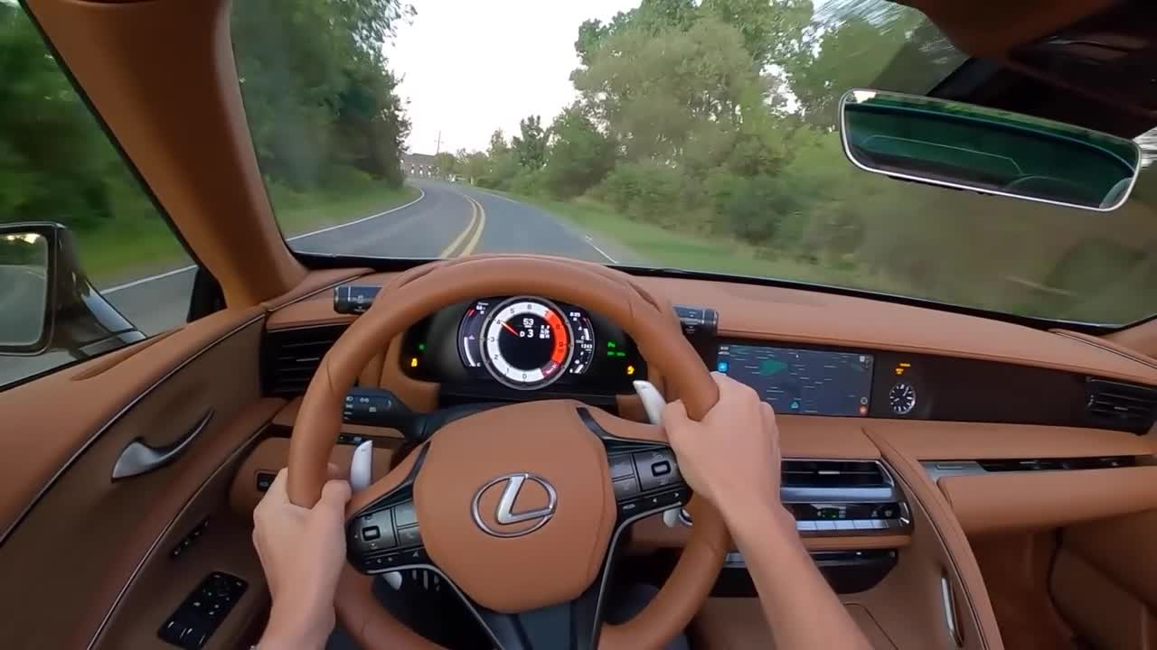 2021 Lexus LC 500 Convertible - POV Driving Impressions