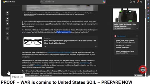 PROOF – WAR is coming to United States SOIL – PREPARE NOW!!!