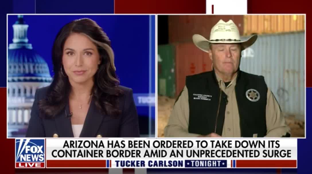 Cochise County Sheriff Mark Dannels talks about how the Biden admin ordering Arizona to dismantle its shipping container border wall puts people at risk