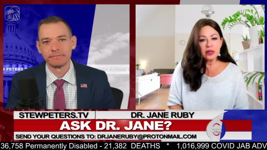 Stew Peters Show- Dr. Jane Ruby answers viewers' questions about the virus and the "vax"