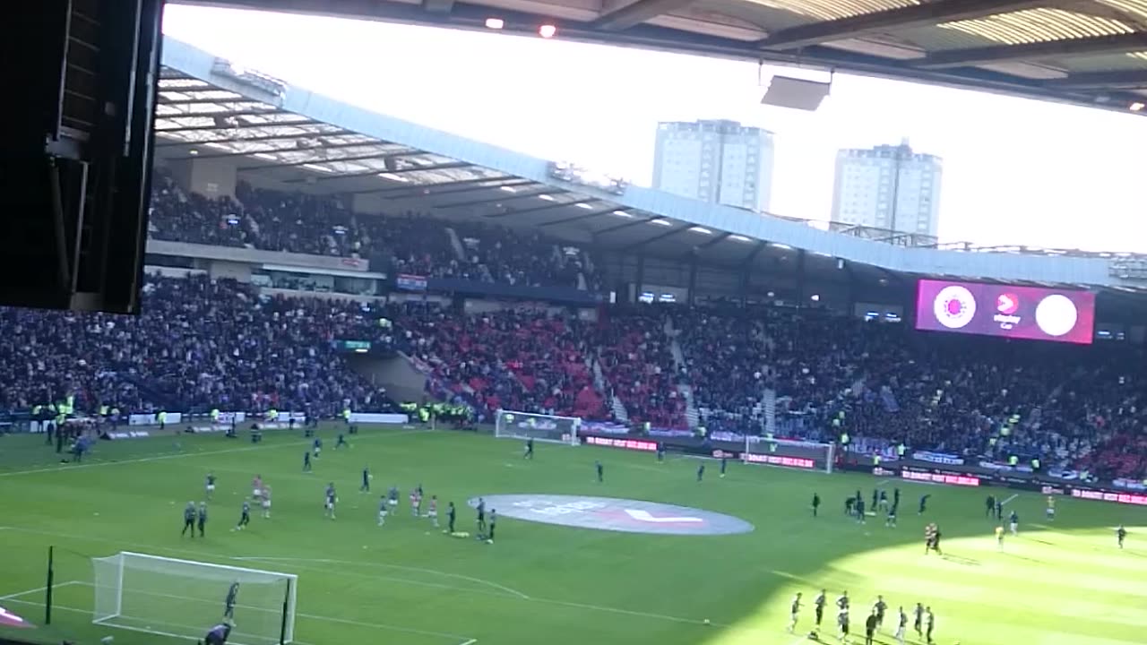 SAM Song | Celtic Fans at Hampden | Rangers 1 - 2 Celtic