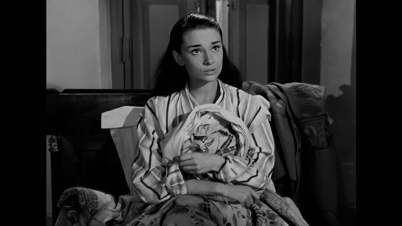 Audrey Hepburn Roman Holiday 1953 The Morning After 2 4k