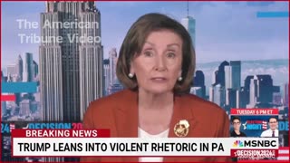 WATCH: Pelosi Makes Insane Claim about Trump, Gets Hammered By Internet