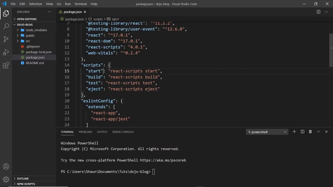 #2 - Creating a React Application