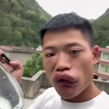 Chinese Hornet Eating Challenge.