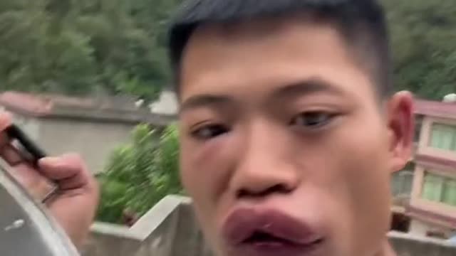 Chinese Hornet Eating Challenge.