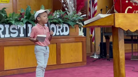 Little 3 Year Old Preacher