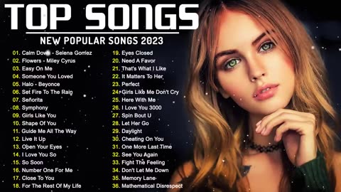 Top Hits 2023 ⭐ New Popular Songs 2023 ⭐ Best English Songs