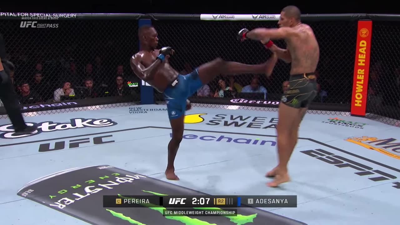 Israel Adesanya vs Alex Pereira 2 | FREE FIGHT | UFC 293