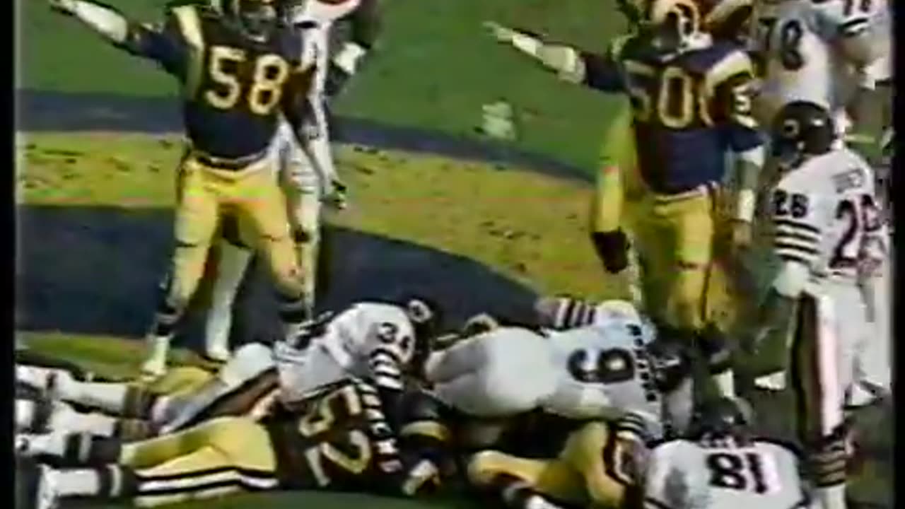 November 6, 1983 - Chicago's Bill Frink Recaps Bears-Rams Game