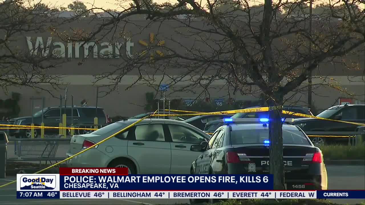 Virginia mass shooting: Walmart manager opens fire on employees, 6 dead