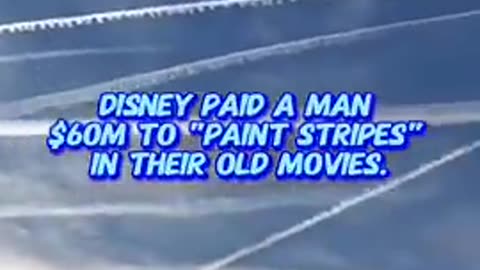 Disney paid big money to photoshop chemtrails into old movies