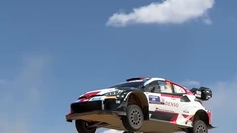 Racing car jump