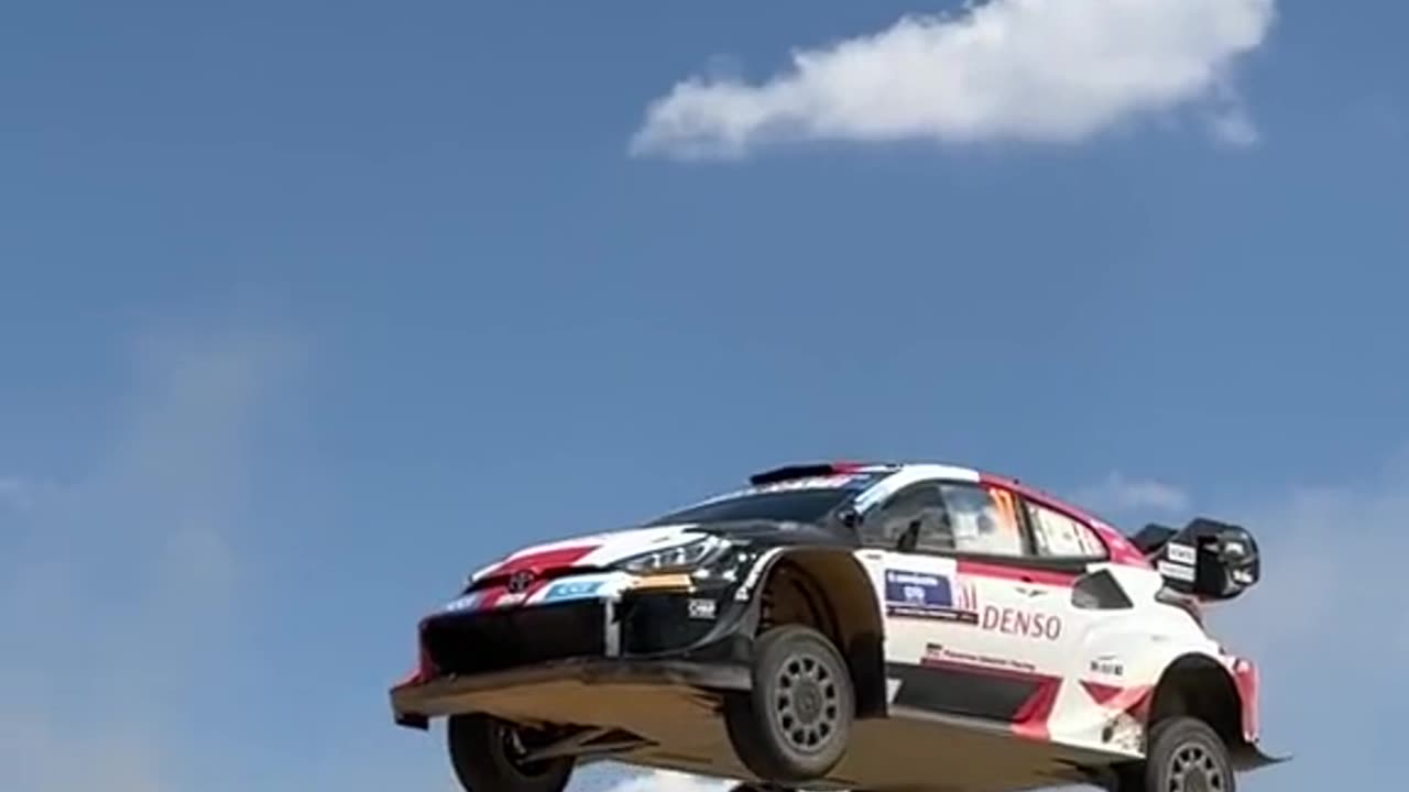 Racing car jump