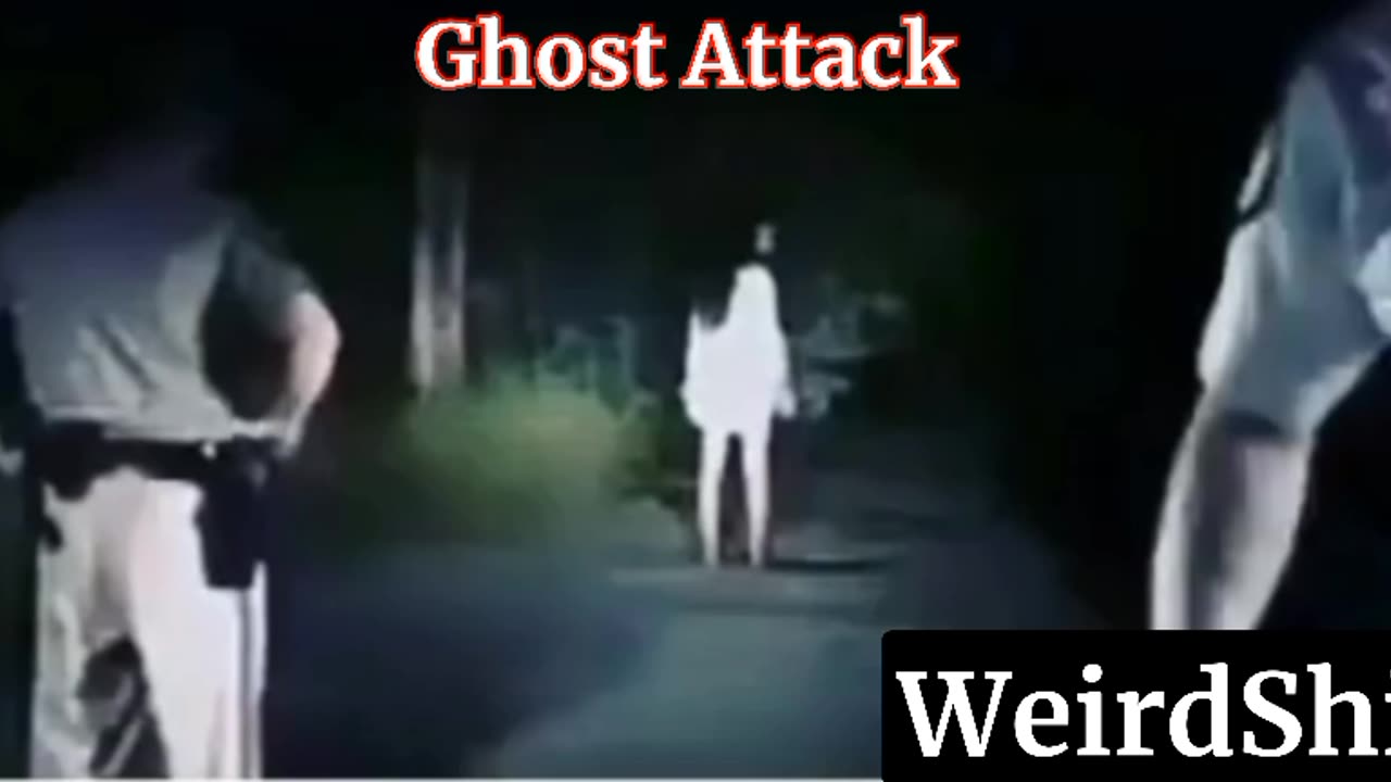 GHOST ATTACKS A POLICE OFFICER