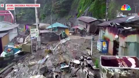 At Least 20 People Missing After Huge Landslides in Japan