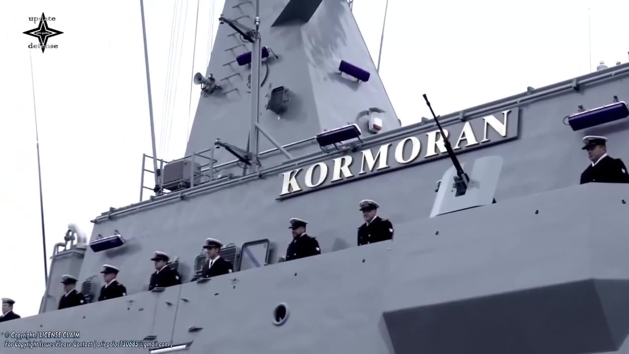 The Polish Navy Kormoran MCM Vessels now carry the OSU-35K Naval Weapon Systems