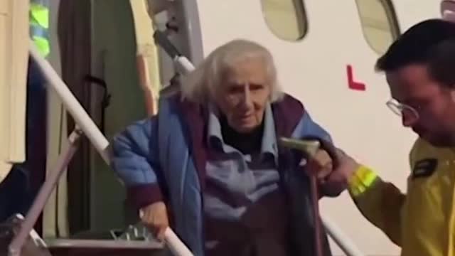 She was rescued and evacuated by an Israeli groyn.