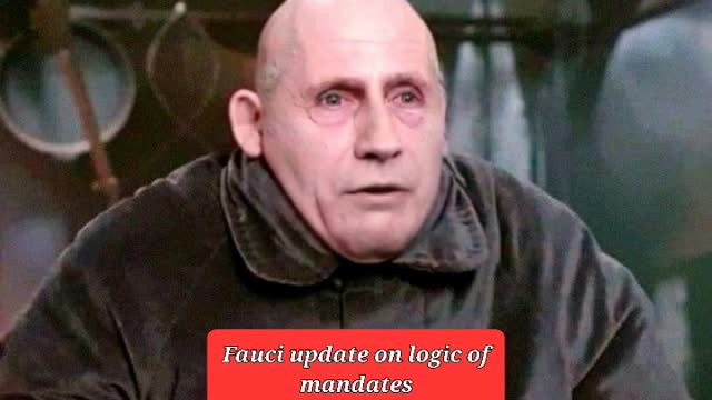 Fauci admits the science