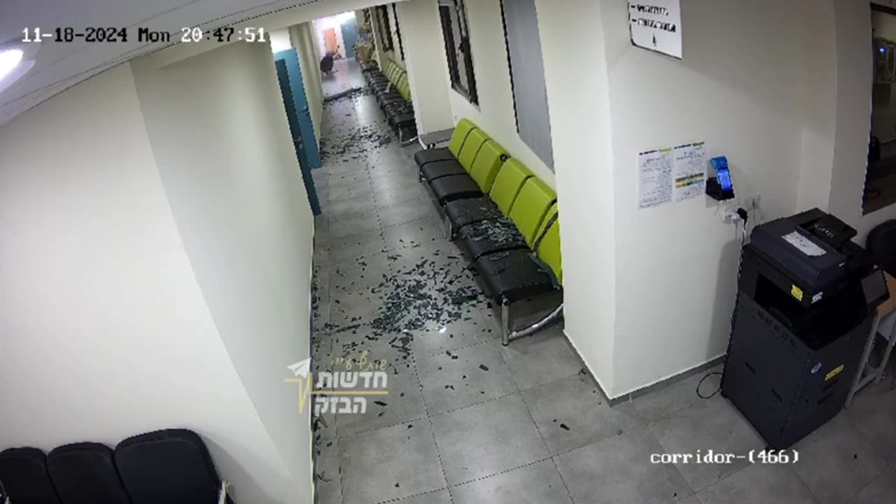 Video shows the moment a Hezbollah rocket hit a building in Tel Aviv