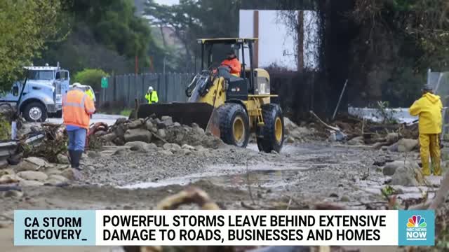 Californians begin cleaning up after weeks of severe storms