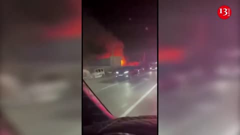 MOMENT: Blast rips through Russia petrol station killing at least 35 people