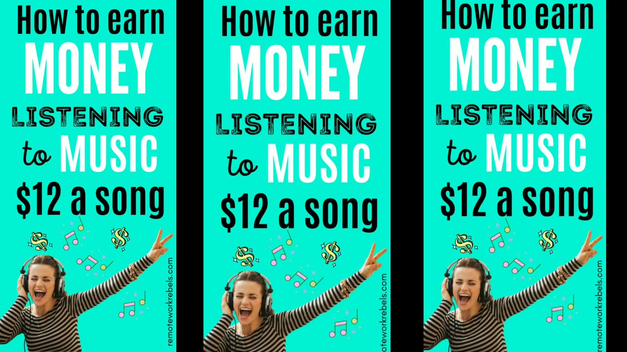 Earn Money While Listening to Music (Up to $12/Song)