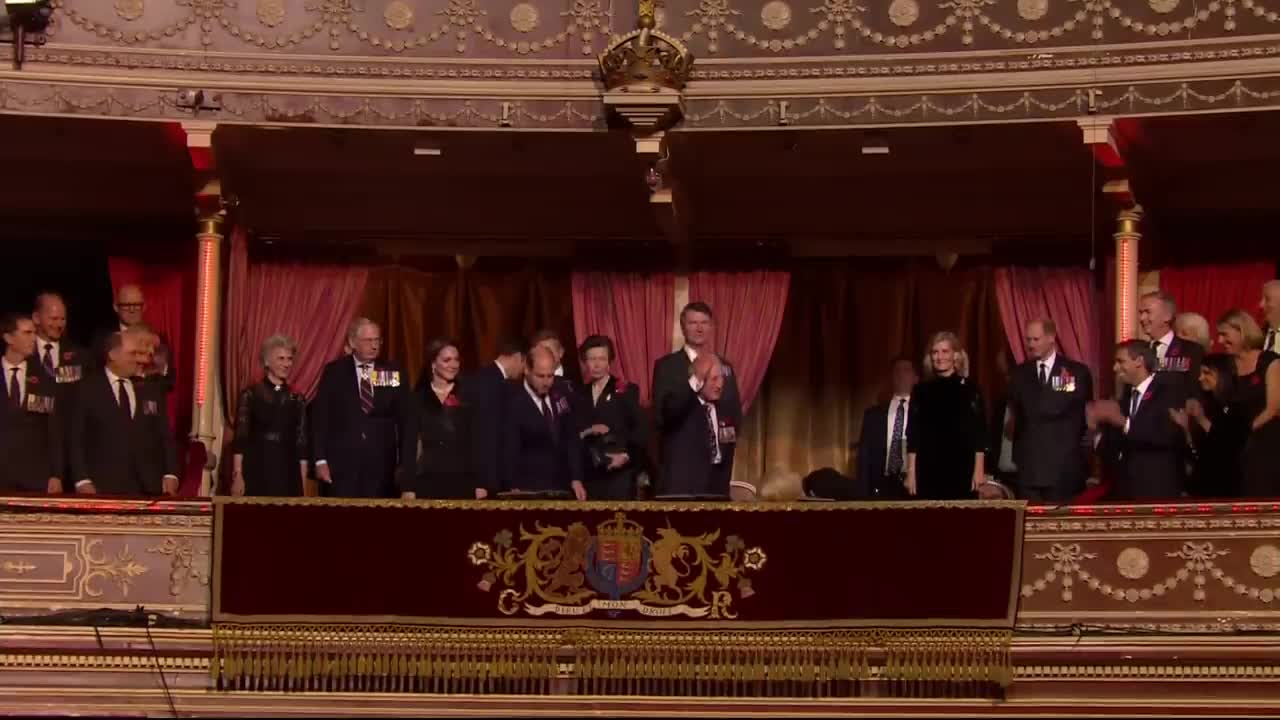 Queen Elizabeth II Honoured at Festival of Remembrance