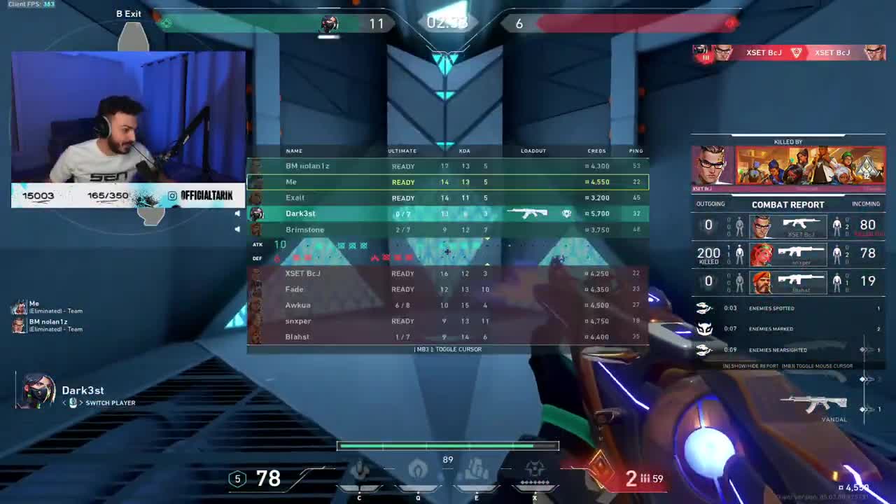 SEN Tarik Reacts to Dark3st Smart Viper Play