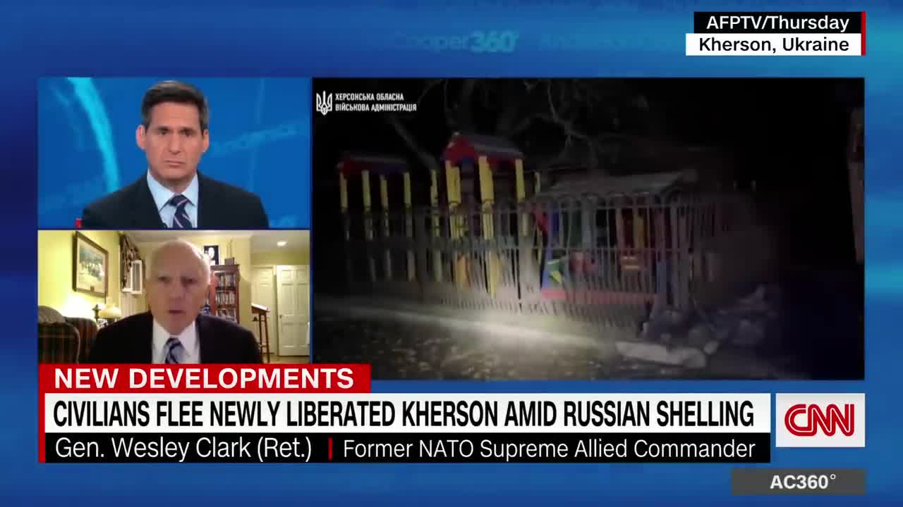 Retired general says this move would be a win for Putin