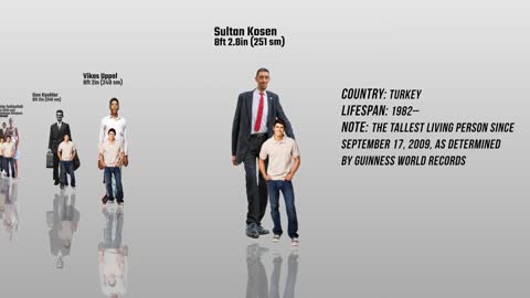 TALLEST people in the WORLD comparison | Popular World Data