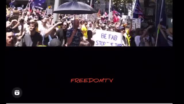 Global protest against tyranny 01/22/2022