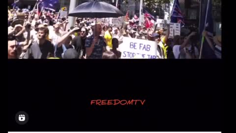 Global protest against tyranny 01/22/2022