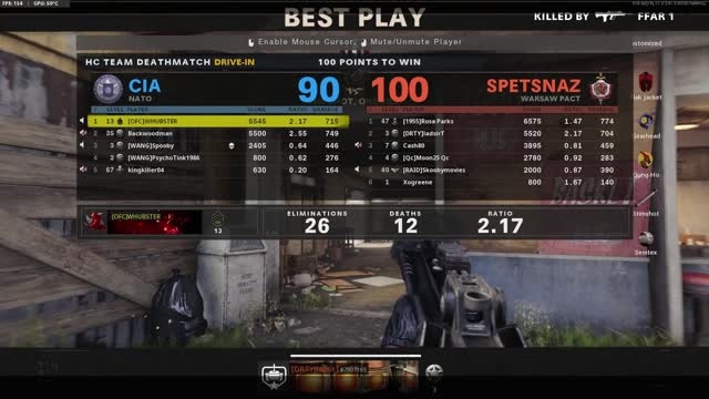 WHUB KILLS DA BIRD (COD BOCW)