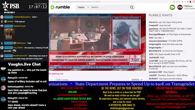 2022-12-21 17:00 EST - Freedom Rings: with Pamphlet Anon