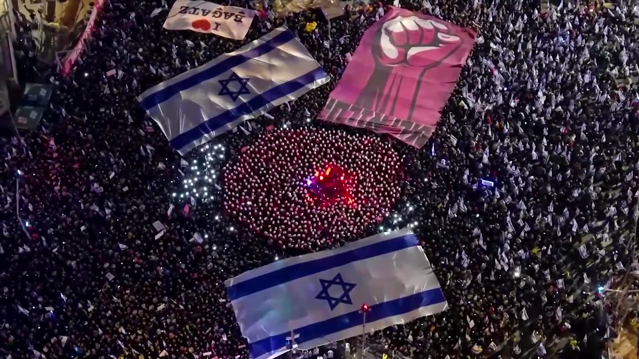 Mass protests against Israel court reform hit week 10