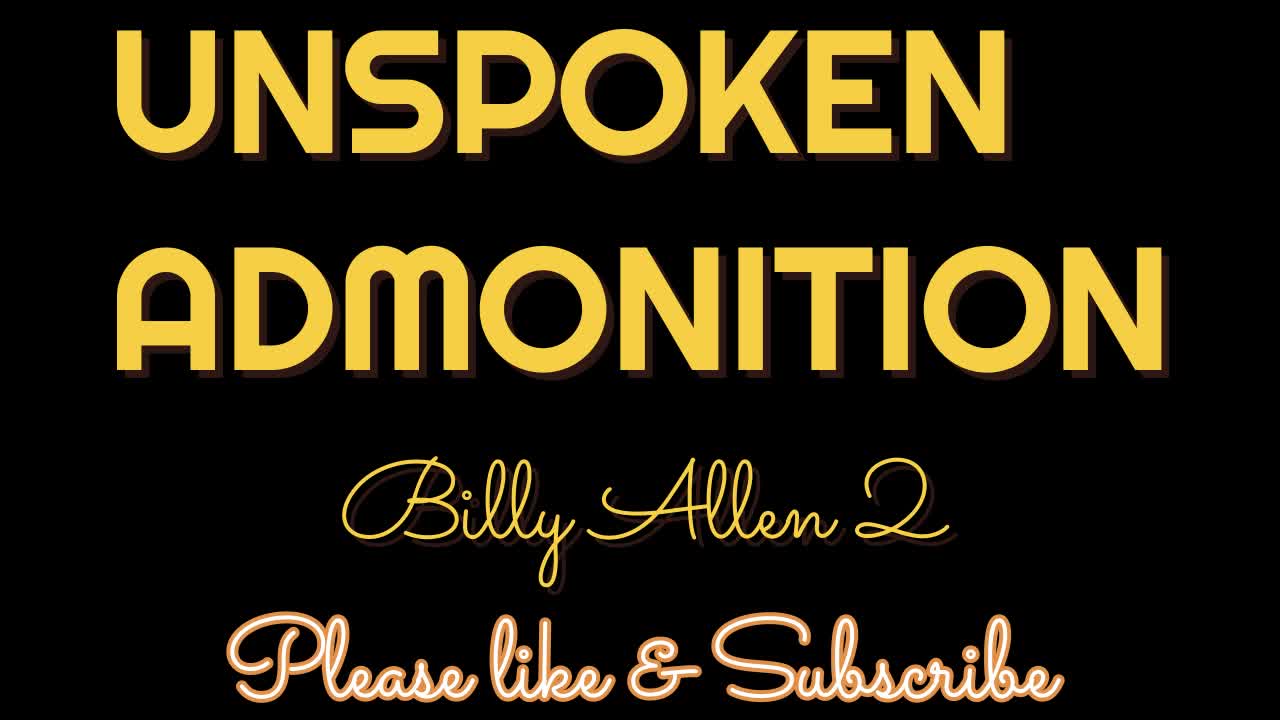 A Poem Called UNSPOKEN ADMONITION #short