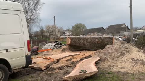 Beautiful oak.Excellent materials for carpenters.